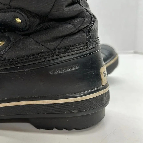 Sorel Tofino II Snow Winter Boots Boot Luxe Waterproof Lace Up Black Gold 6.5 - Picture 4 of 9